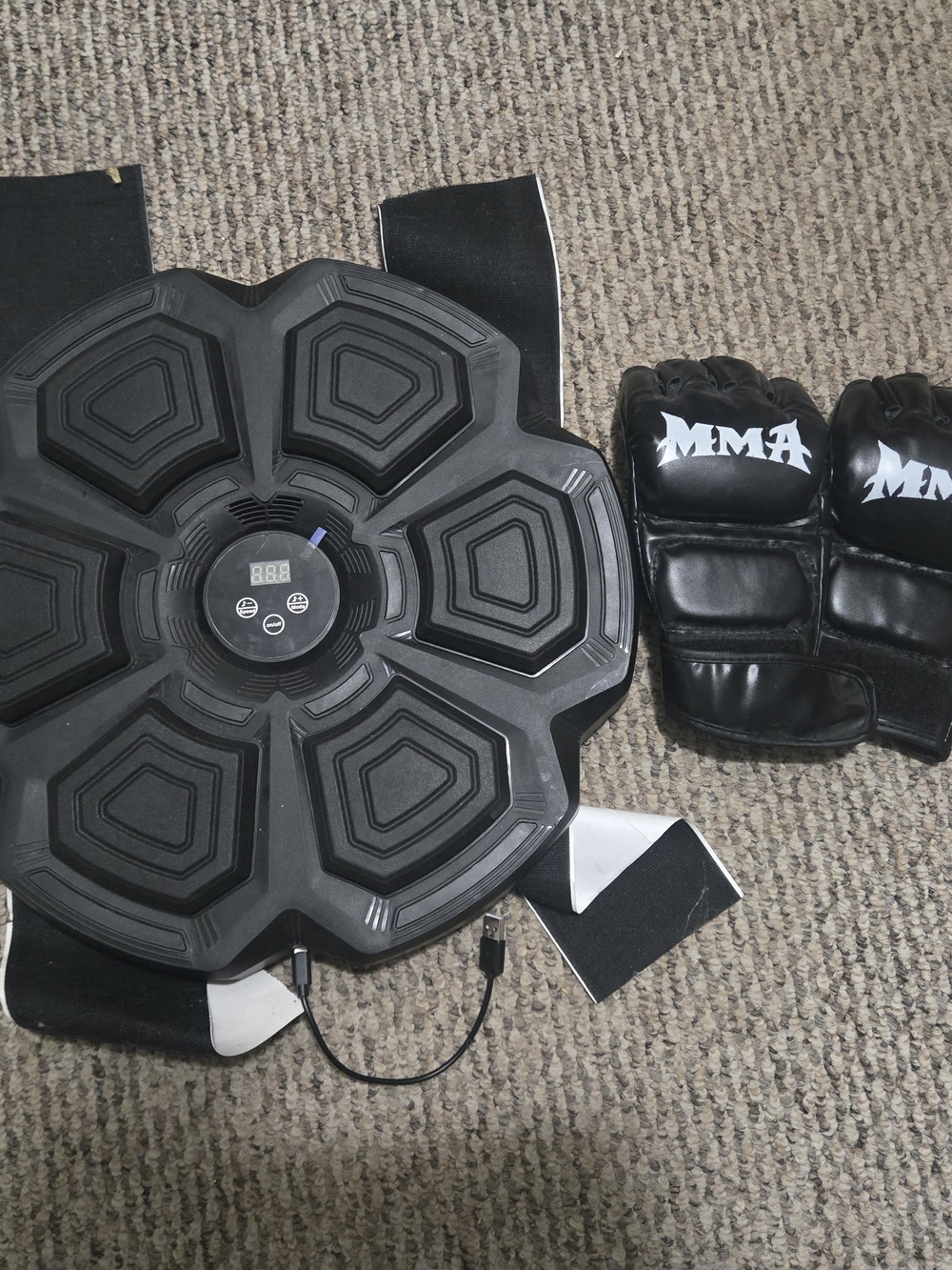 Black Boxing Music Machine & Gloves